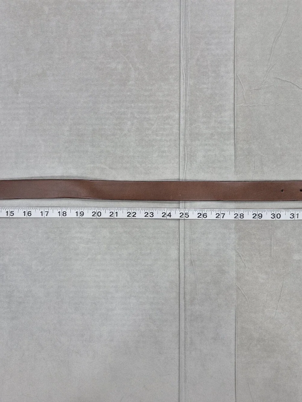 J Crew belt women's small brown Italian leather gold rounded buckle made in USA - Picture 10 of 14